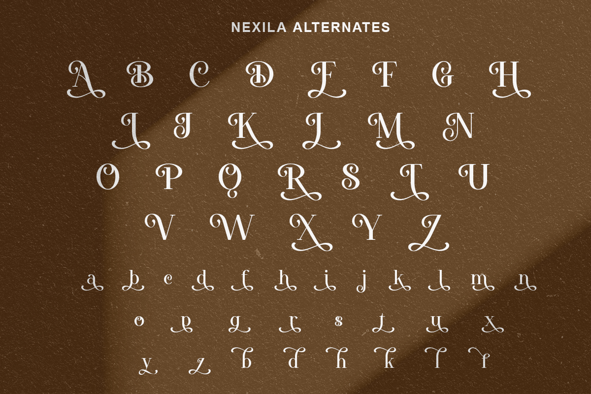 Nexila - Luxury Serif Font, a Serif Font by RagamKata (Photo 8 of 9)
