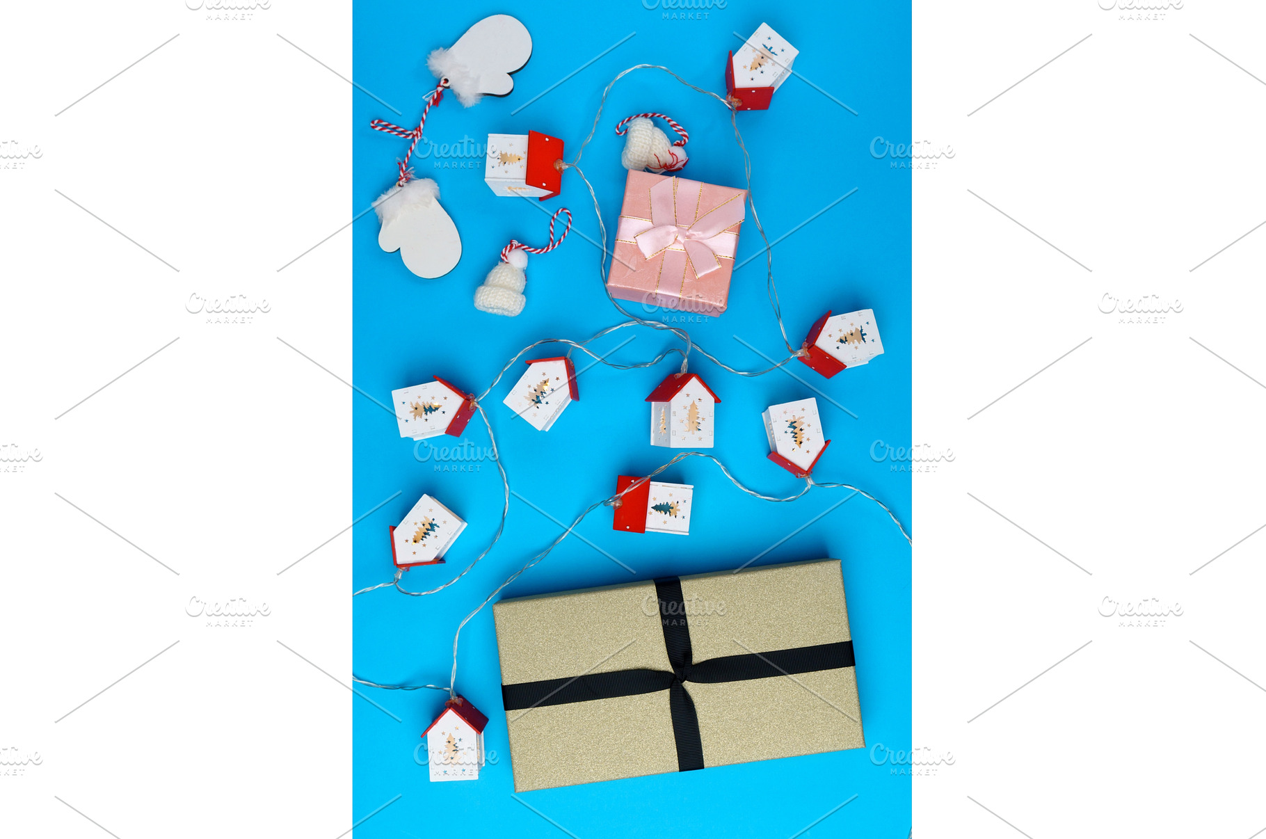 Christmas gift box with decaration, a Holiday Photo by darksoul72