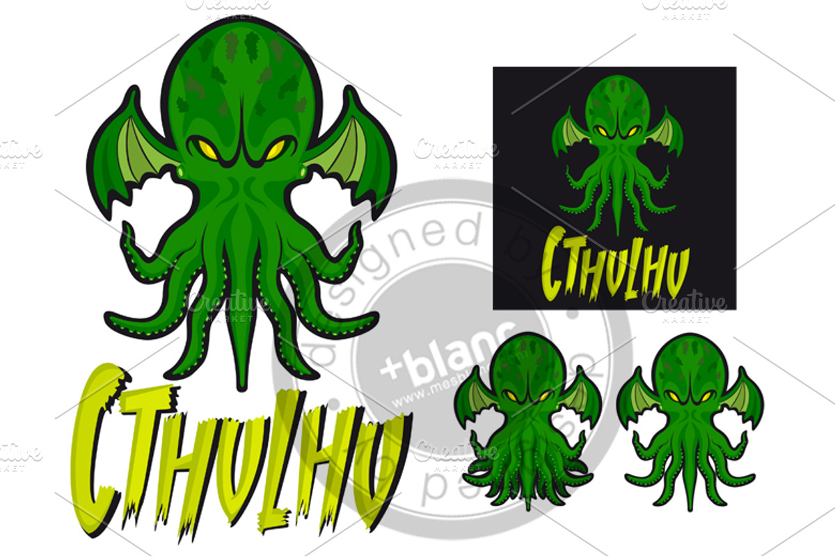 Cthulhu, an Illustration by mesblanc