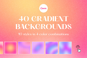 Gradient noise backgrounds