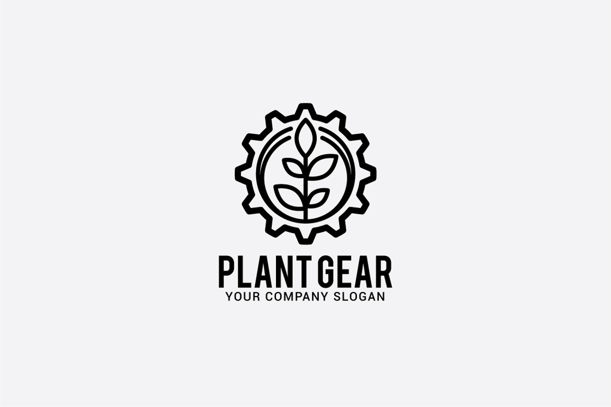 plant gear logo, a Branding & Logo Template by shazi (Photo 2 of 3)