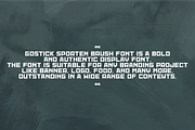 Gostick Sporten Brush, a Handwritten Font by QR Design Studio (Thumbnail 5 of 9)