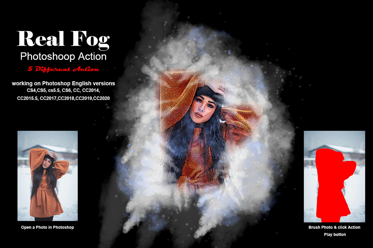 Real Fog  Photoshop Action, an Action Add-On by Studio Retouch (Photo 1 of 11)