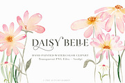 Daisy Belle - Watercolor Flowers, an Illustration by The Autumn Rabbit Ltd (Thumbnail 1 of 6)
