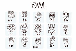 Owl Symbols Fonts