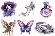 Watercolor Winter Snow Angel Clipart, an Illustration by OK Design (Thumbnail 5 of 5)