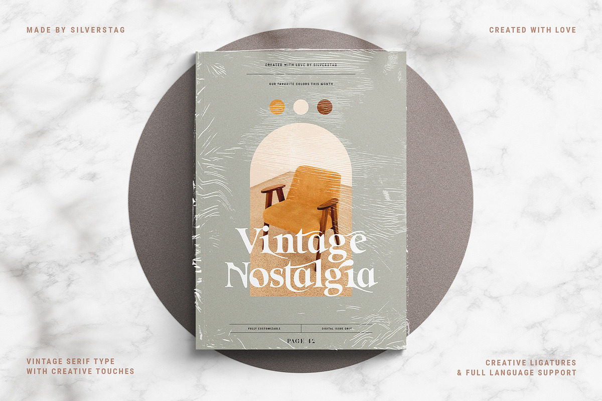 Eighties Nostalgia - Ligature Serif, a Serif Font by SilverStag Type Foundry (Photo 7 of 20)