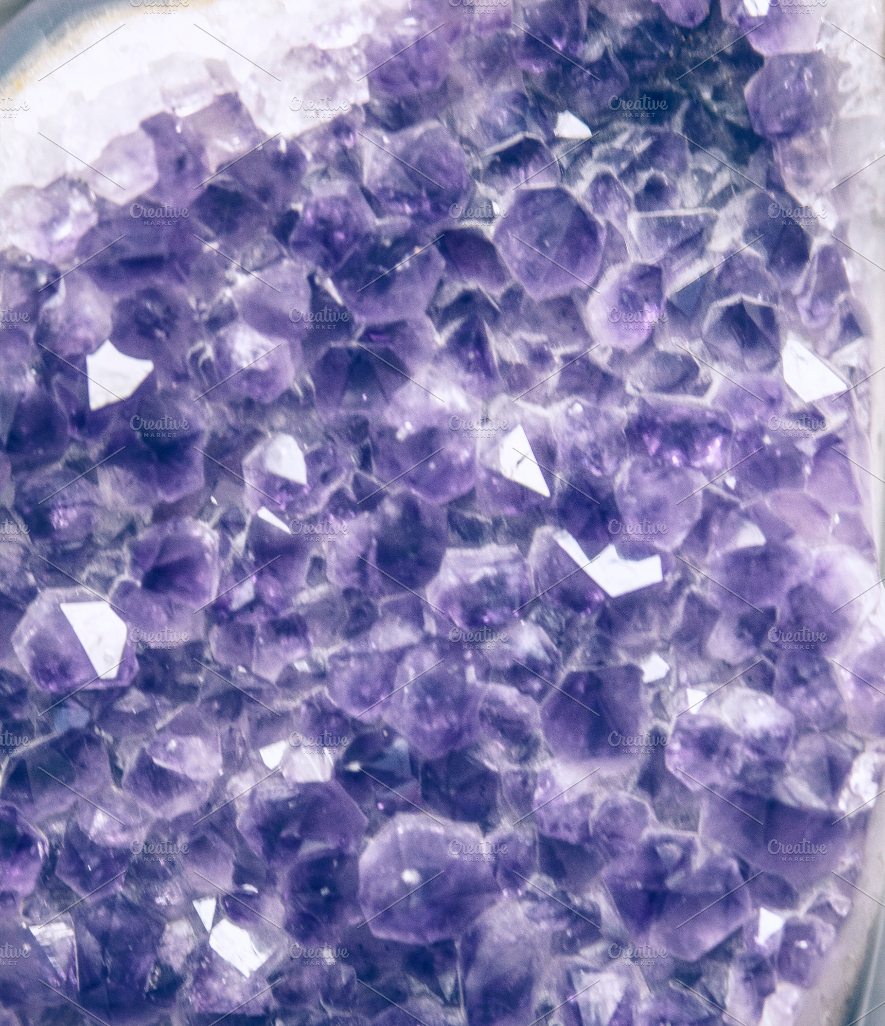 Fairy Purple Crystal Background, a Nature Photo by Nefrith