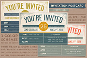 Invitation Postcard, a Card Template by Every Tuesday (Thumbnail 1 of 4)