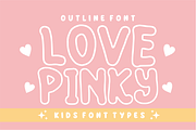 Pipopo Hand - Kids Outline Font, a Handwritten Font by KiddoGlyphs Studio (Thumbnail 3 of 4)