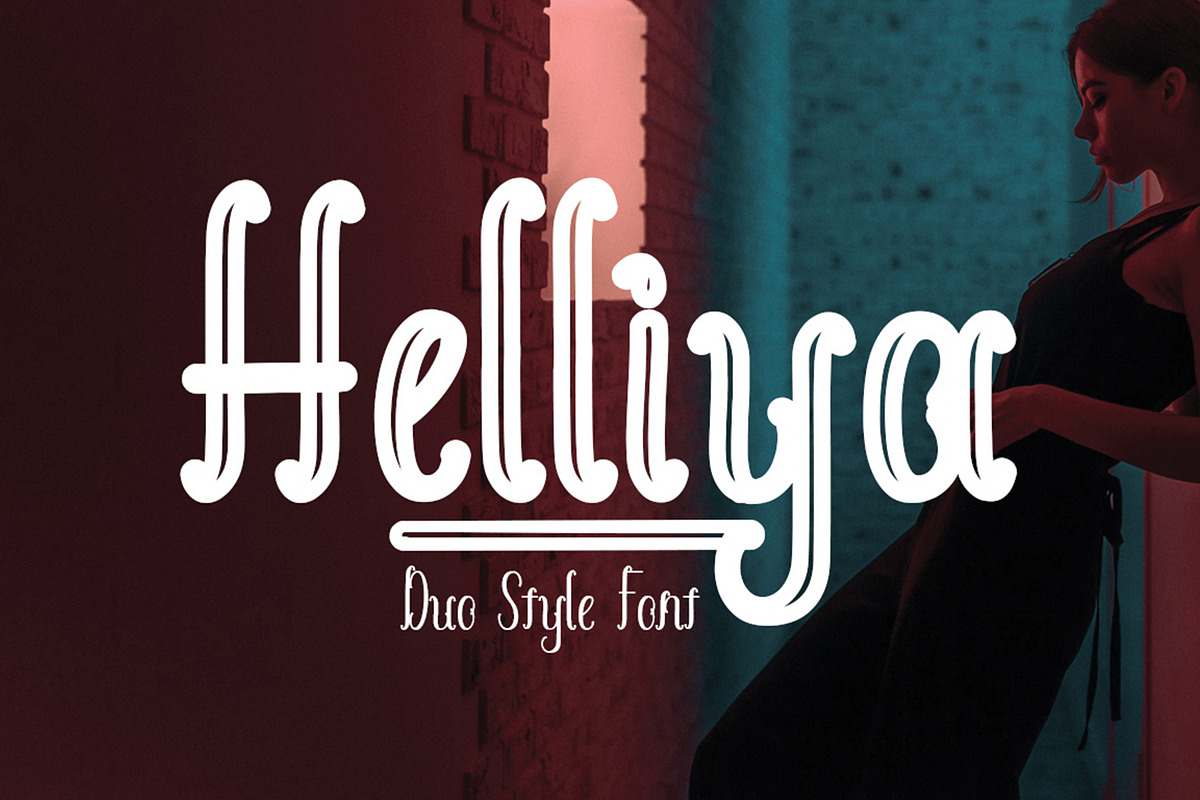 Helliya Duo Style, a Sans Serif Font by PollemSt (Photo 2 of 7)