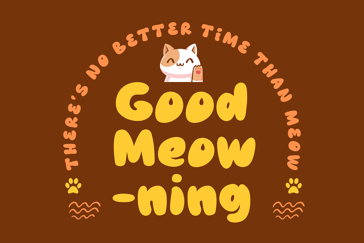 Momocat - Cute Font, a Handwritten Font by LetterStuff Typefoundry (Photo 4 of 9)