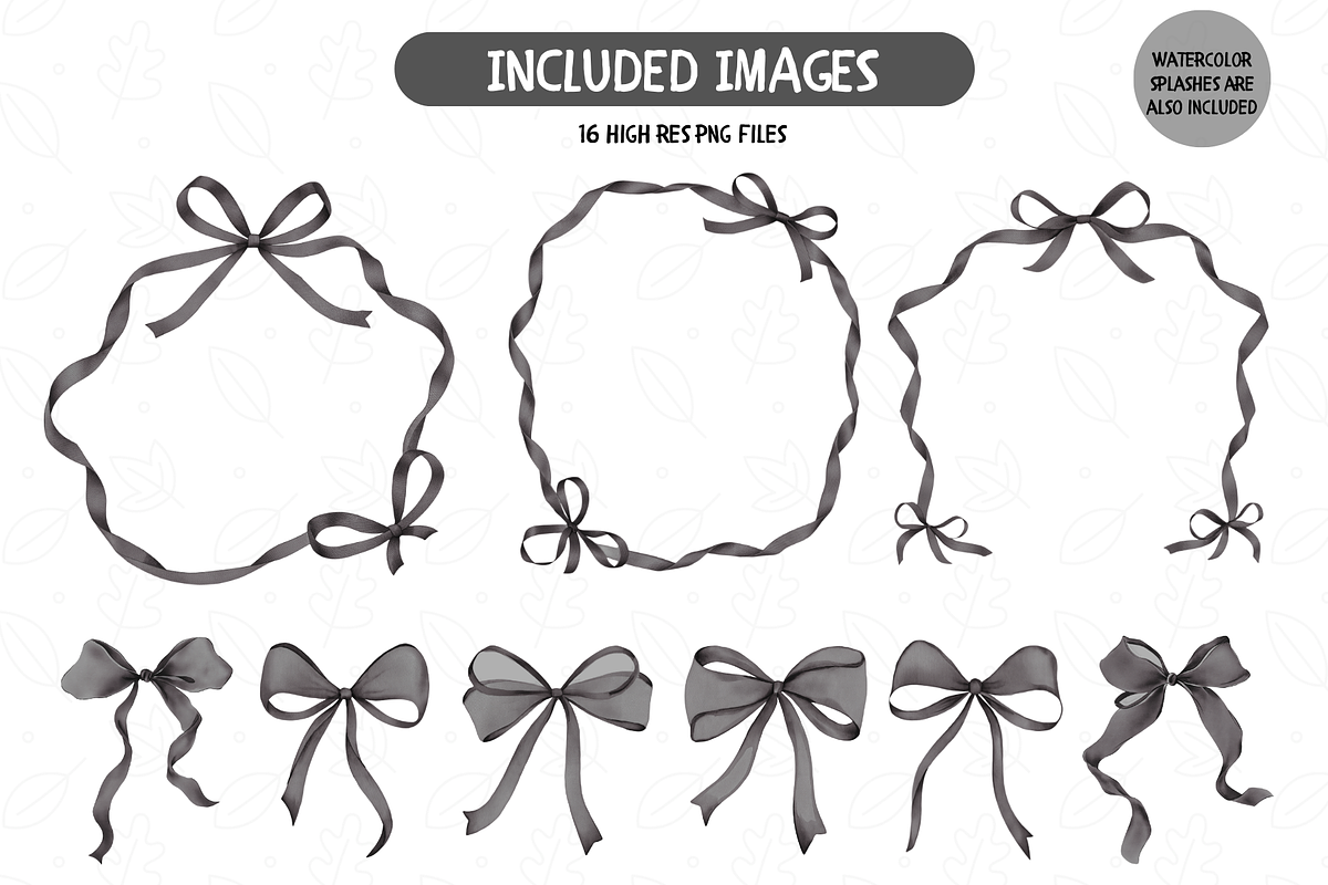 Black Coquette Clipart Bundle, an Illustration by TatiMockup (Photo 2 of 4)