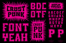 Crust Punk Display Font