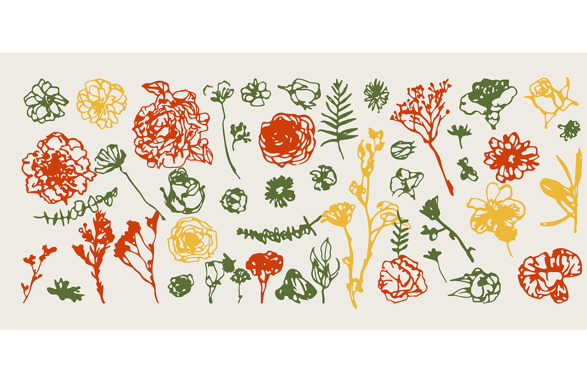 Flowers ink, a Decorative Illustration by Anada Arty