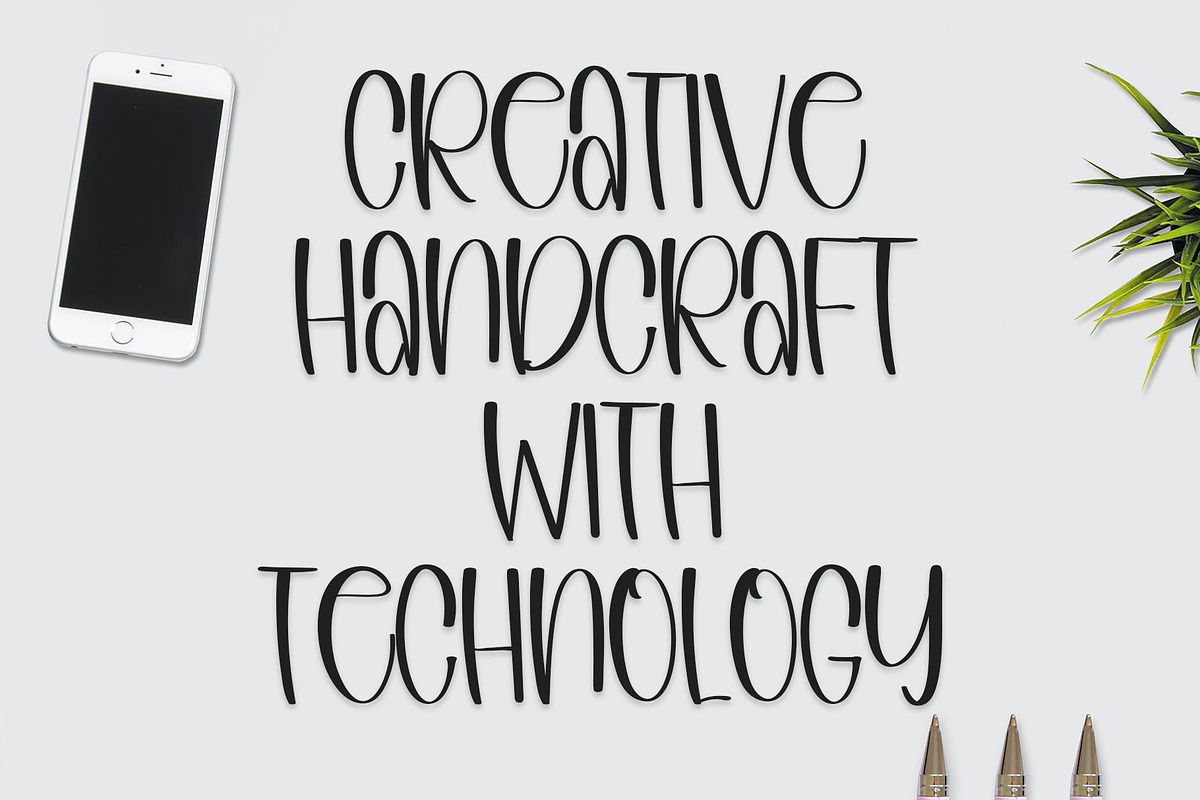 Thicker - Hndwriting Font, a Handwritten Font by InermediaSTUDIO (Photo 2 of 7)
