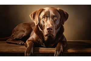 cute handsome dog ai generated, an Animal Photo by pikepicture