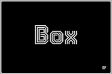 BOX | Geometric Display | 6 Fonts