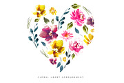 Mon Amour Watercolour Design Set, a Decorative Illustration by Sammy's Illustration (Thumbnail 9 of 10)