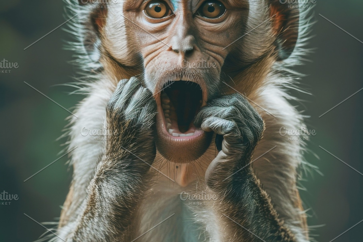 236 surprised animals, an Animal Photo by Handmadefont (Photo 103 of 241)