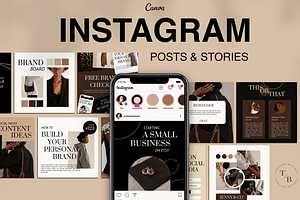 Dark Aesthetic Instagram Templates