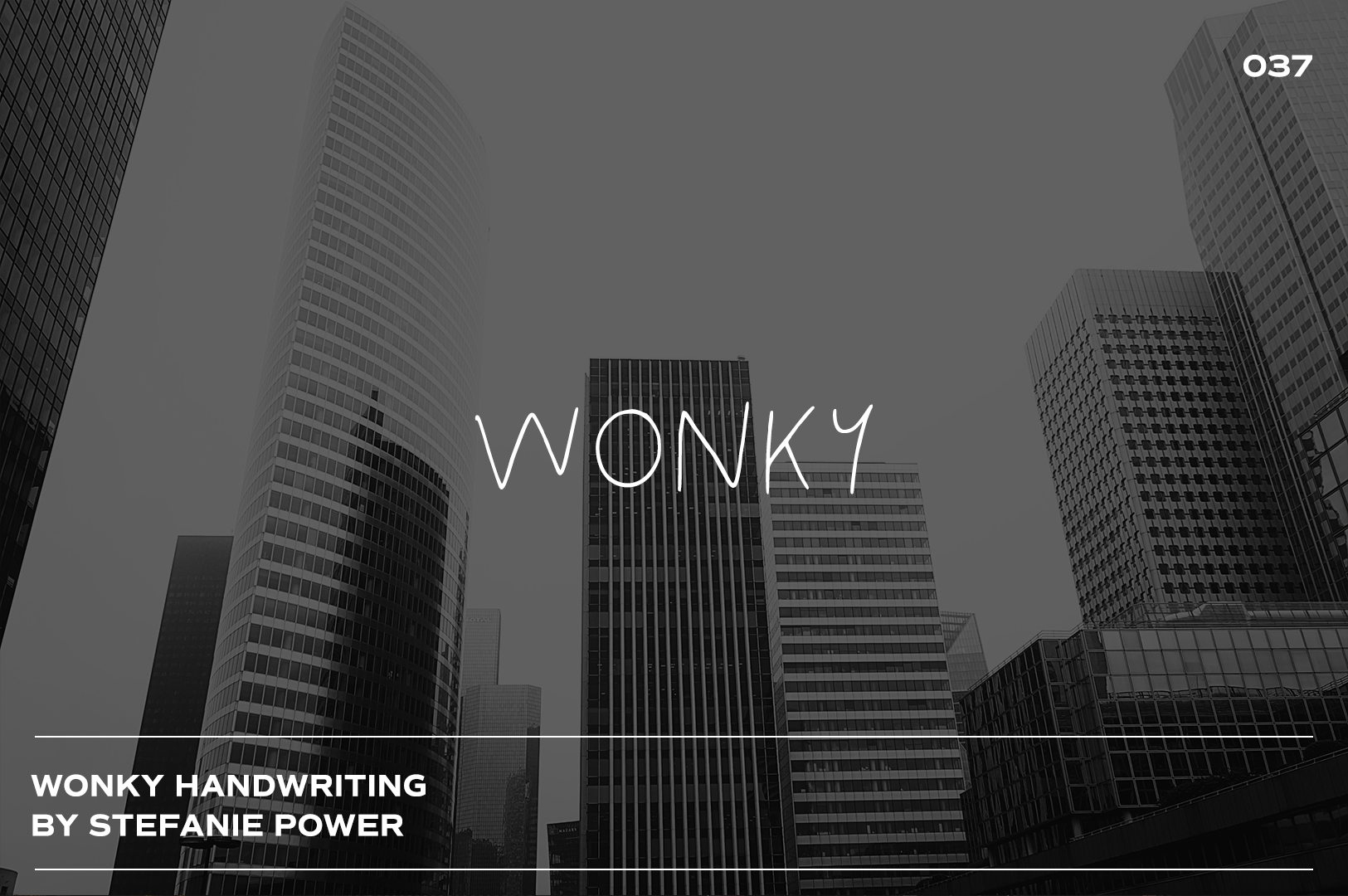 wonky | Handwritten font