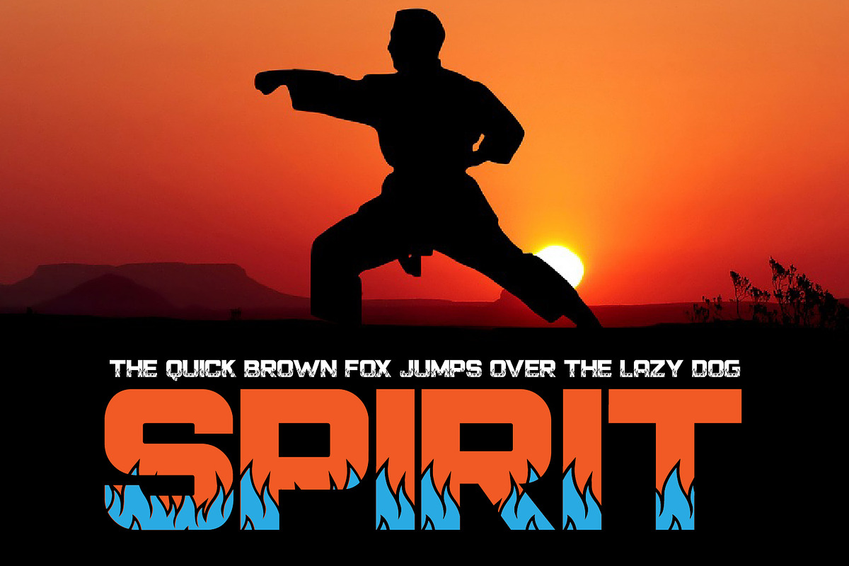 ON FIRE, a Font by da_only_aan (Photo 6 of 6)