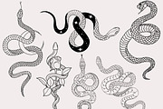 30 Procreate Snake Stamps, a Brush Add-On by Nuclear Brushes (Thumbnail 7 of 10)