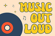 QueenMelody - Groovy Display Font, a Symbol Font by AQR Studio (Thumbnail 3 of 9)