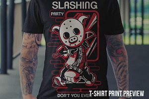 Slashing Party 1 Illustration