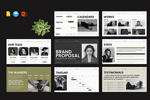 Brand Proposal Presentation Template, a Presentation Template by Pradaxa