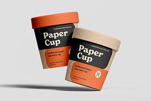 Cardboard Cup Mockup