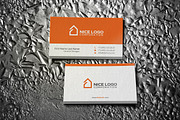 simple house business card, a Business Card Template by Indigo Graphic Shop (Thumbnail 2 of 4)
