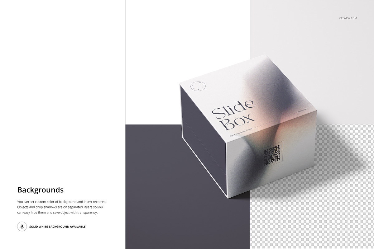 Slide Gift Box Mockup Set, a Packaging Mockup by Creatsy (Photo 14 of 15)