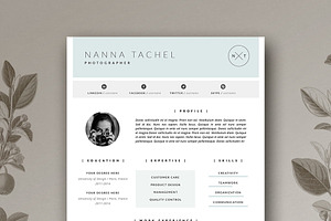 Simple Resume Design CV Template