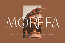 Morefa Modern Elegant Serif Font