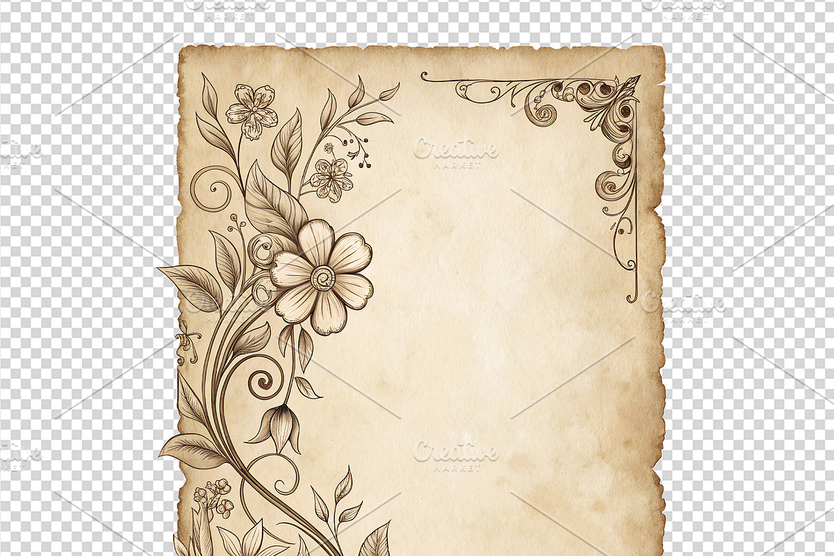 Vintage Decorative Borders & Frames, a Decorative Illustration by MRI STUDIO (Photo 33 of 34)