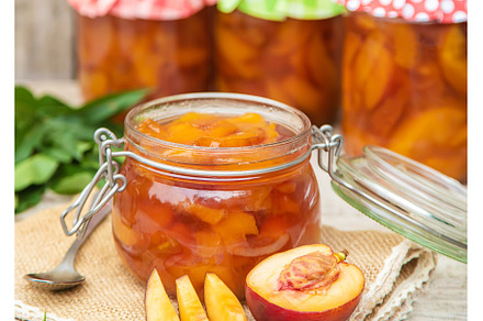 Preservation of nectarine jam, a Food & Drink Photo by yanadjana