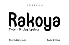 Rakoya -  Smooth Font