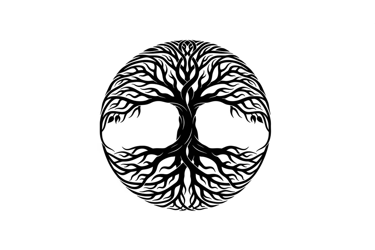 Tree of Life Circle SVG Bundle, an Illustration by Gfx_Store (Photo 50 of 50)