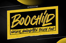 Boochild - Natural Handwritten Brush