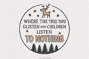 Where The Tree Tops Glisten And, an Illustration by SharpMarketplace