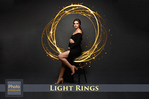 Golden Rings Light Overlays