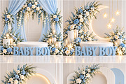 Baby Boy & Girl Maternity Backdrops, a Background Graphic by Walllow Creatives (Thumbnail 2 of 3)