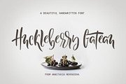 NEW! Huckleberry Gateau Font, a Script Font by Wewhitelist (Thumbnail 1 of 6)