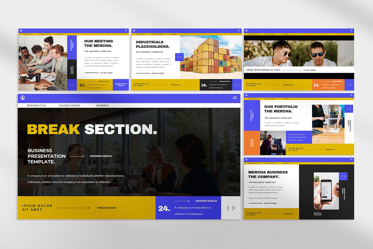 Mercha Google Slide Template, a Presentation Template by slidenotion (Photo 2 of 7)