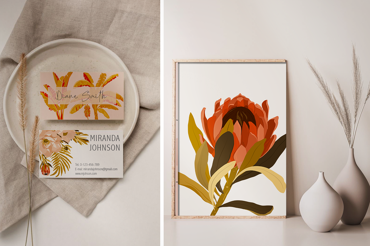 Tropical story. Patterns collection., a Pattern Graphic by Alena Zaytseva (Photo 11 of 11)