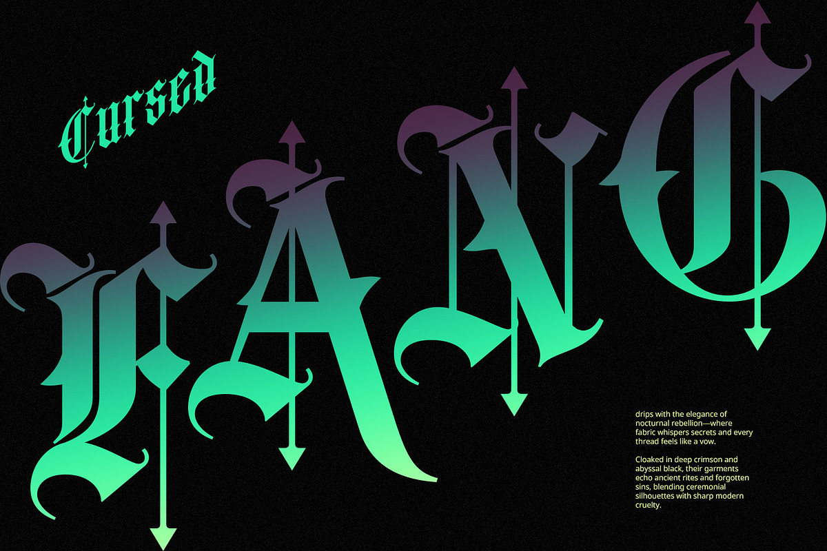 CS Ruslan – Blackletter Font, a Blackletter Font by Craft Supply Co. (Photo 2 of 8)