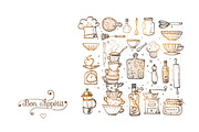 Kitchen doodles, a Food Illustration by Elina_Li (Thumbnail 1 of 17)