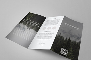 Cosmic Trifold Brochure Template